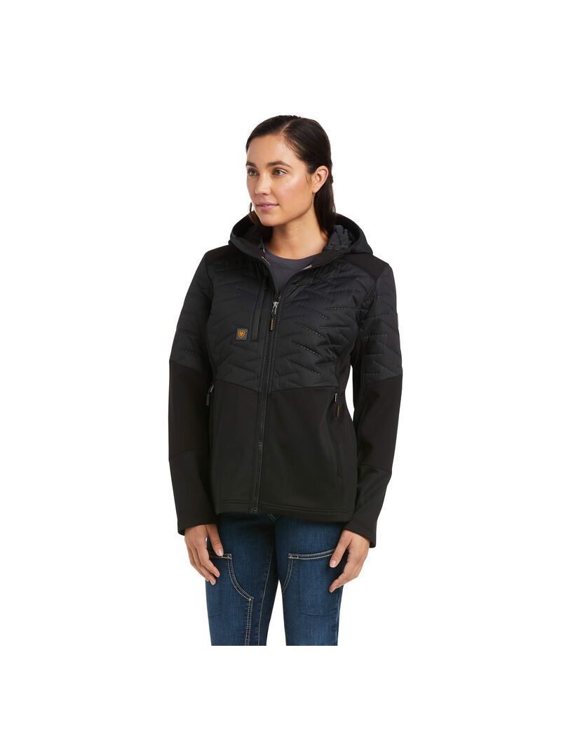 Vêtements De Travail Ariat Rebar Cloud 9 D'eau Resistant Insulated Jackets Noir | SMA-3894899