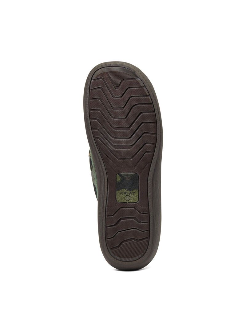 Chaussons Ariat Lost Lake Moccasin Vert Olive | EWB-1534484