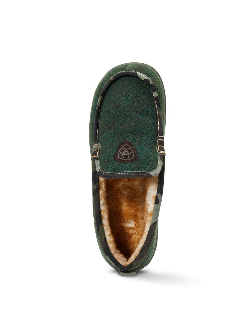 Chaussons Ariat Lost Lake Moccasin Vert Olive | EWB-1534484