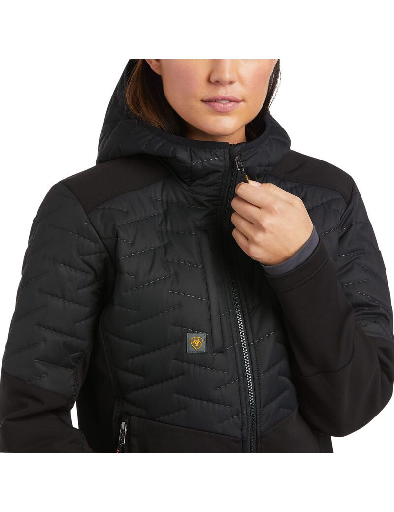 Vêtements De Travail Ariat Rebar Cloud 9 D'eau Resistant Insulated Jackets Noir | SMA-3894899