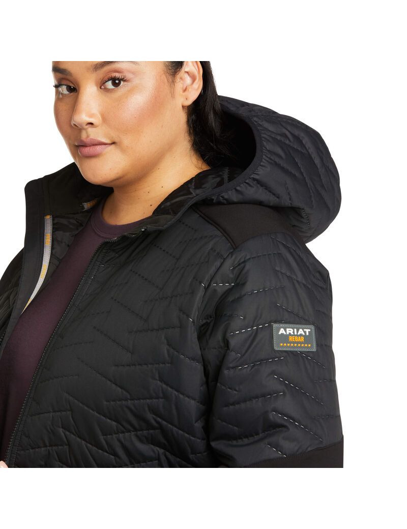 Vêtements De Travail Ariat Rebar Cloud 9 D'eau Resistant Insulated Jackets Noir | SMA-3894899