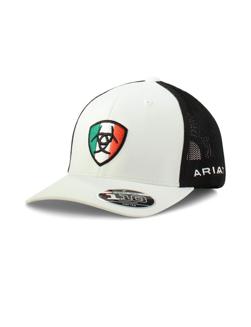 Casquettes Ariat Mexico shield logo Blanche | KBJ-8075268