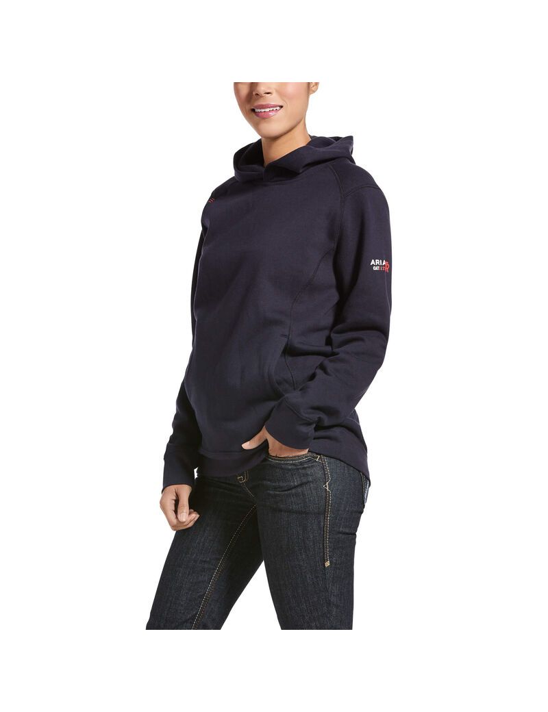 Sweat à Capuche Ariat FR Rev Pullover Bleu Marine | RBZ-6034655