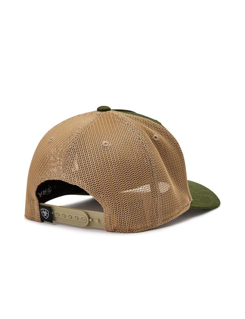 Casquettes Ariat Round logo patch Vert | EKH-8010312