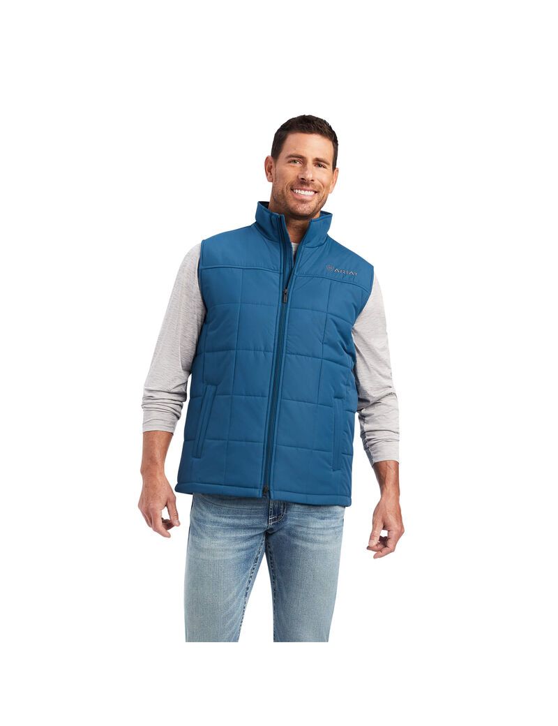 Gilet Ariat Crius Insulated Bleu | VTO-6033826