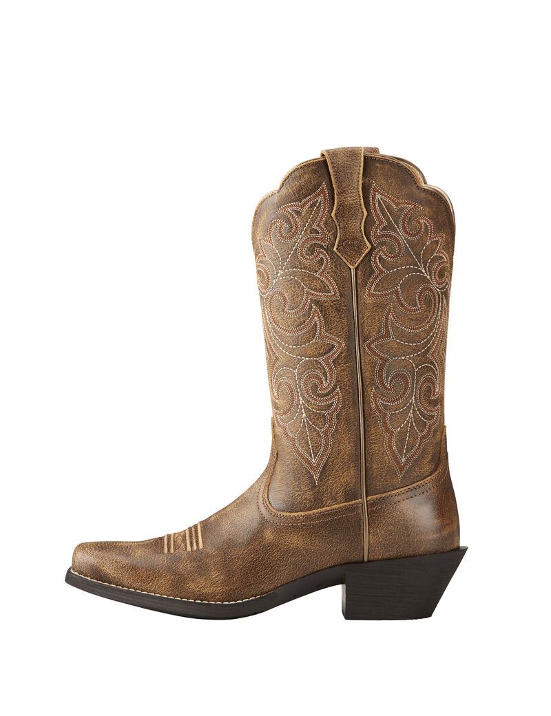 Bottes Western Ariat Round Up Square Embout Multicolore | SVJ-3973764