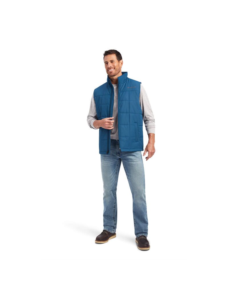 Gilet Ariat Crius Insulated Bleu | VTO-6033826