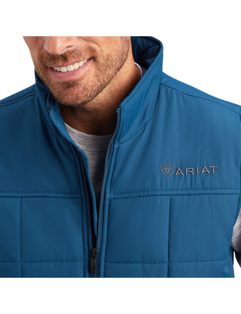 Gilet Ariat Crius Insulated Bleu | VTO-6033826