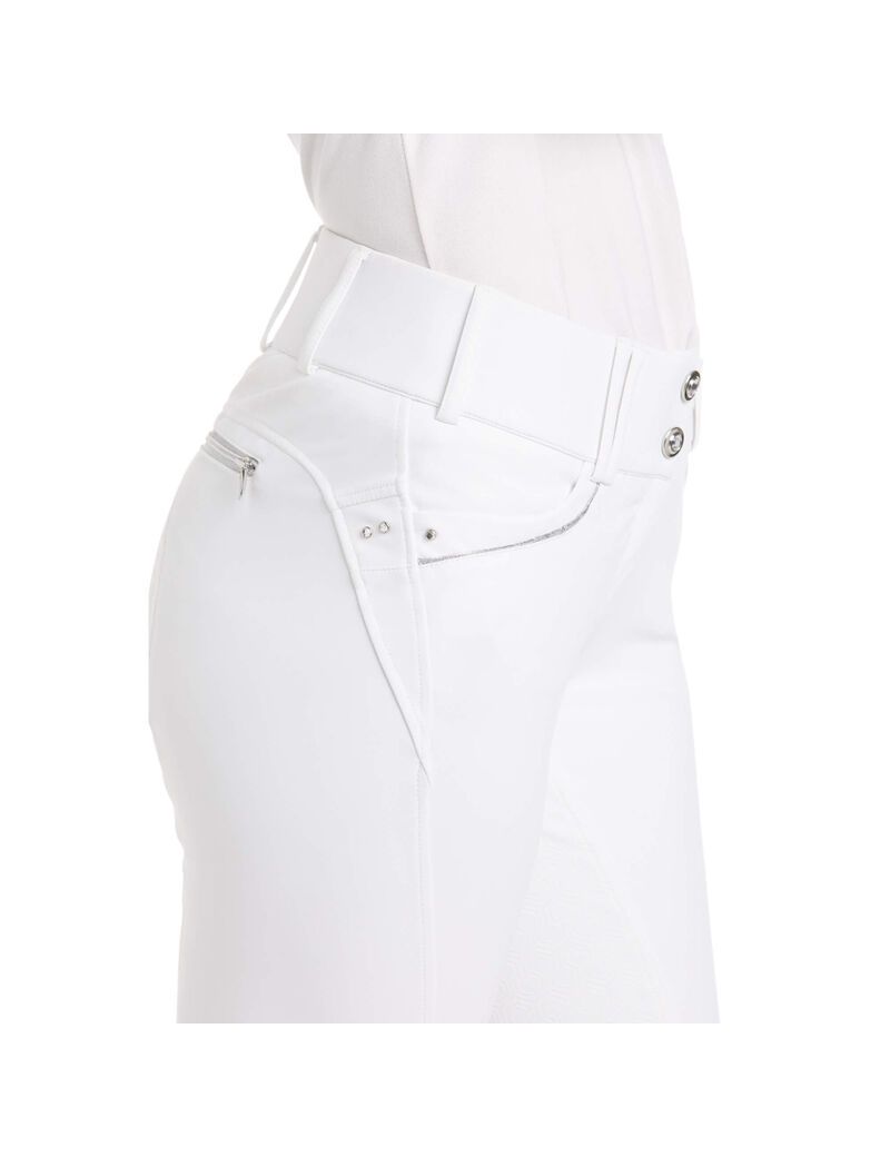 Pantalon Ariat Tri Factor X Grip Full Seat Breech Blanche | VZB-3037019