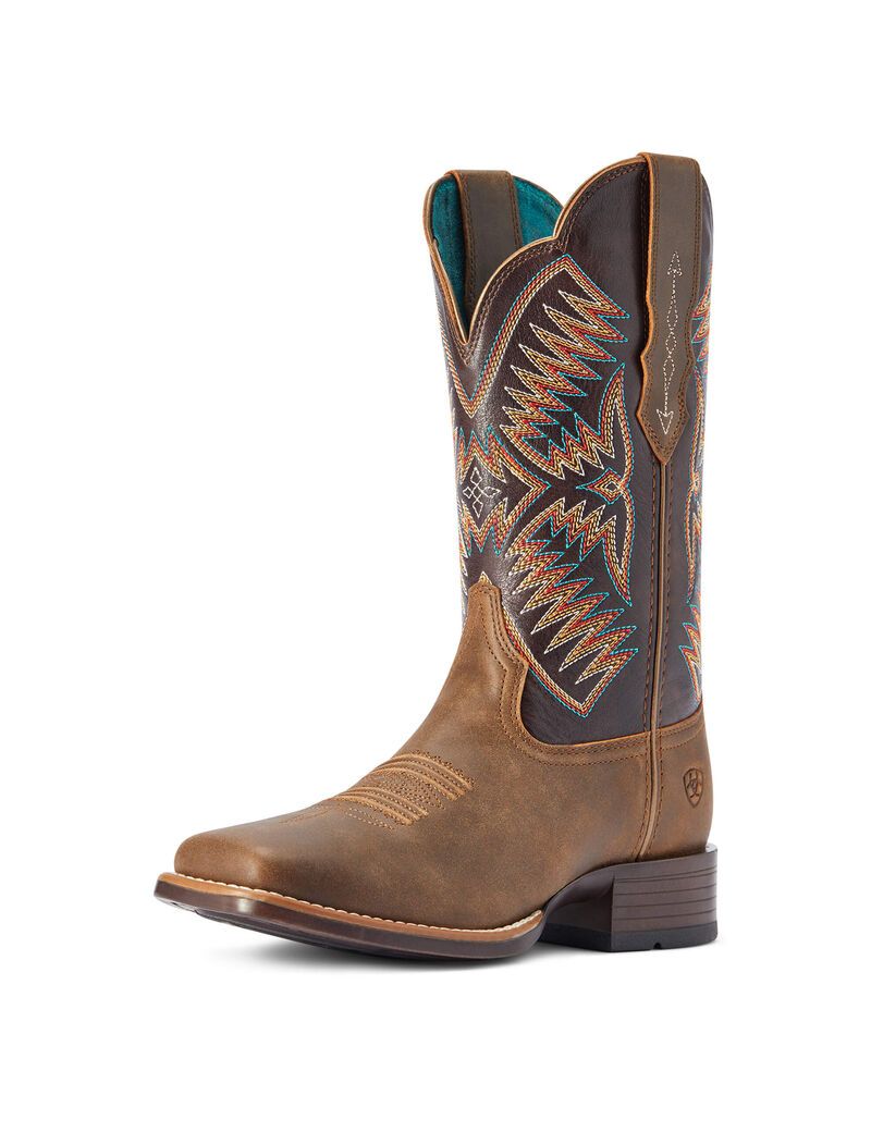 Bottes Western Ariat Odessa Stretchfit Marron | NVQ-9956029