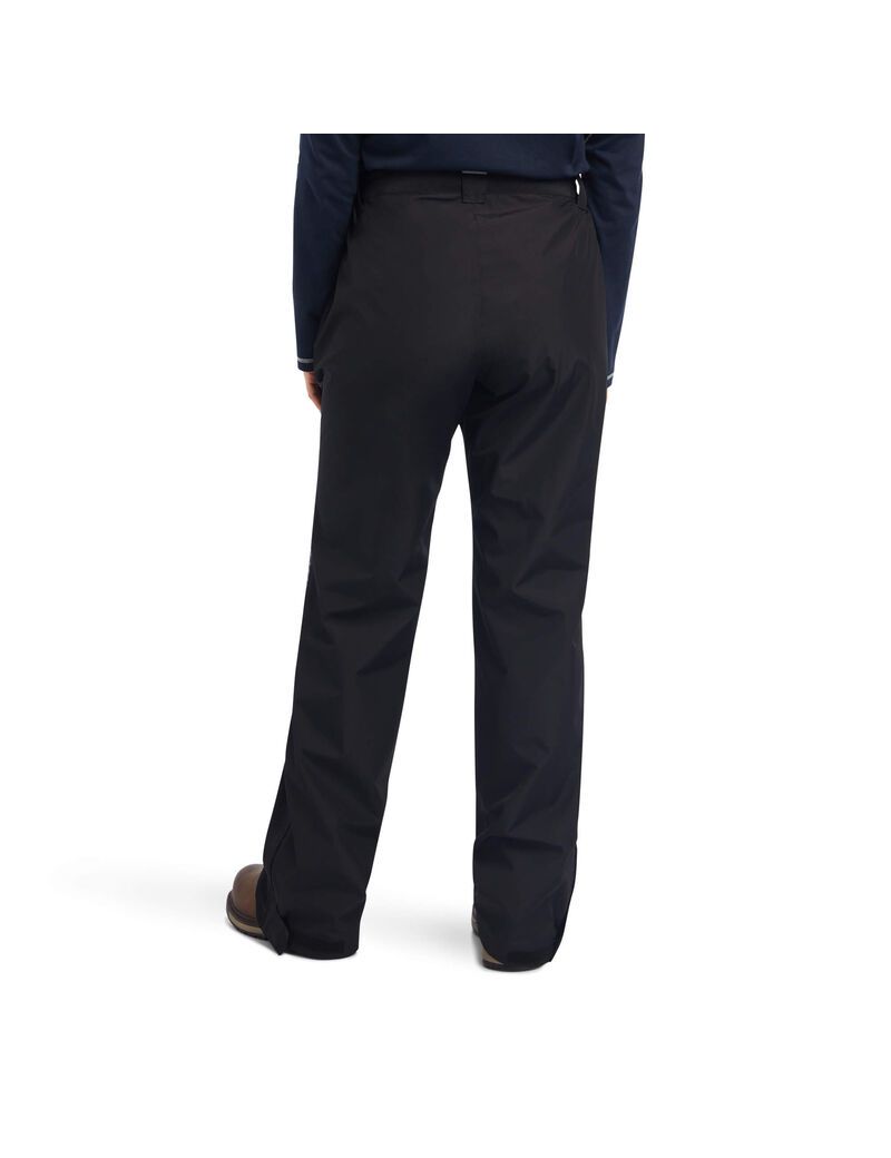 Vêtements De Travail Ariat Rebar Stormshell Imperméables Pants Noir | IYX-7021496