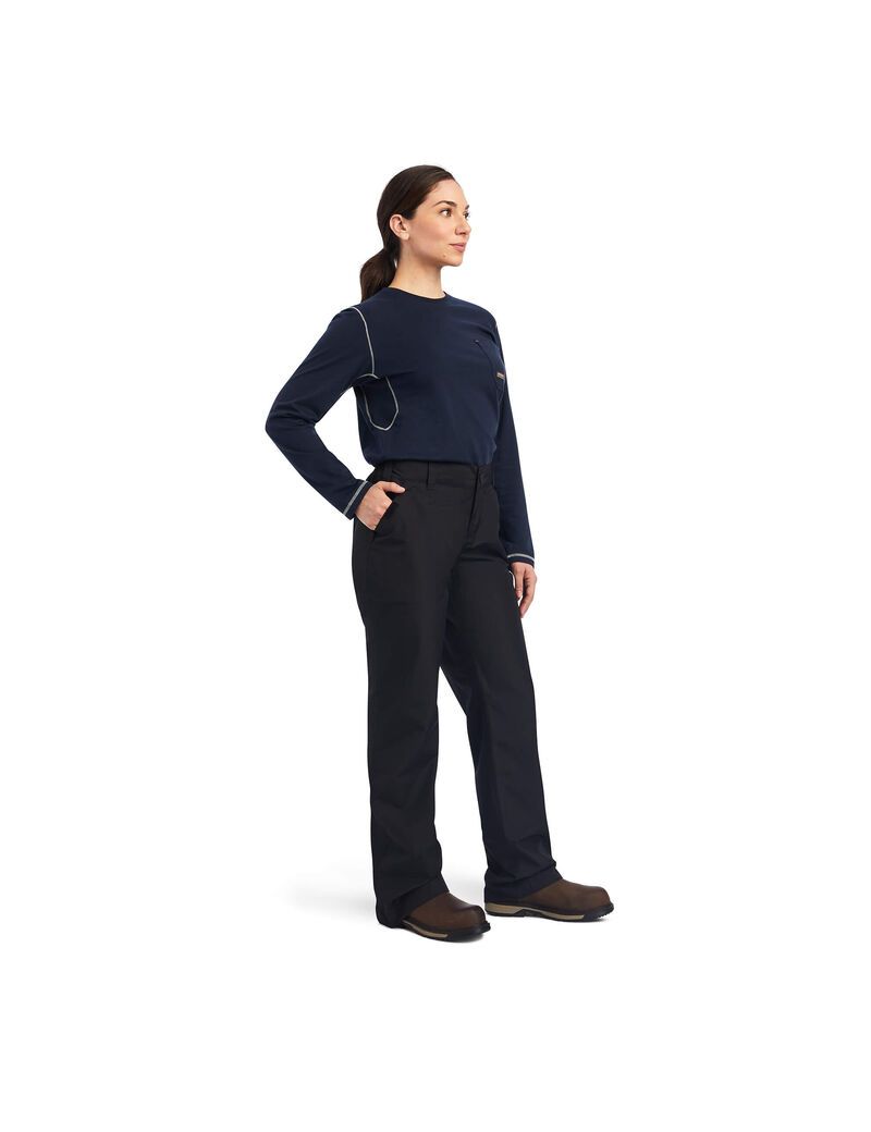 Vêtements De Travail Ariat Rebar Stormshell Imperméables Pants Noir | IYX-7021496