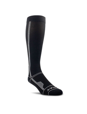 Chaussettes Ariat Over the Calf Performance Compression Noir | FVN-6023202