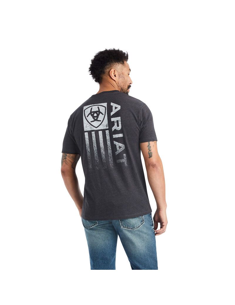 T Shirts Ariat Minimalist Grise | JPQ-6741549