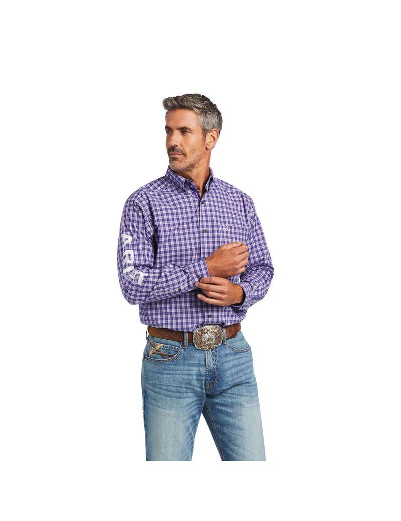 Chemises De Costume Ariat Pro Series Team Slane Classiche Fit Violette | WKS-9734769