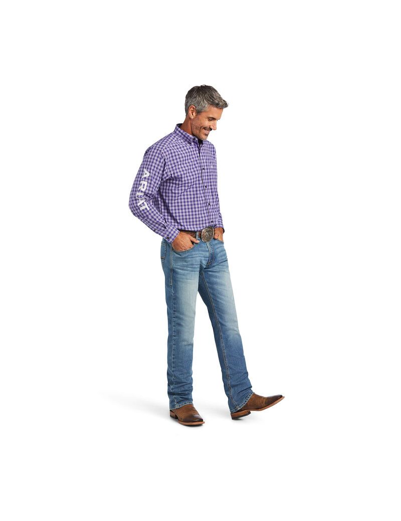 Chemises De Costume Ariat Pro Series Team Slane Classiche Fit Violette | WKS-9734769