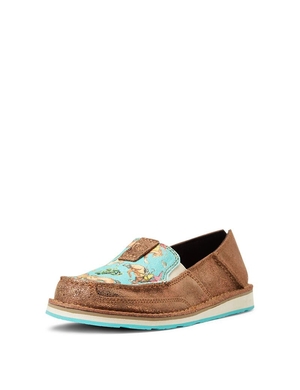 Baskets Ariat Cruiser Cuivre Metal Turquoise | WVA-7434682