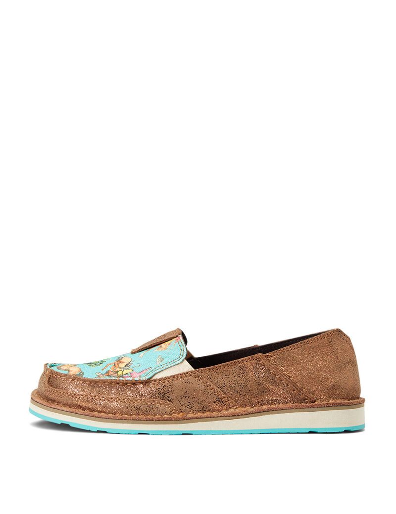 Baskets Ariat Cruiser Cuivre Metal Turquoise | WVA-7434682