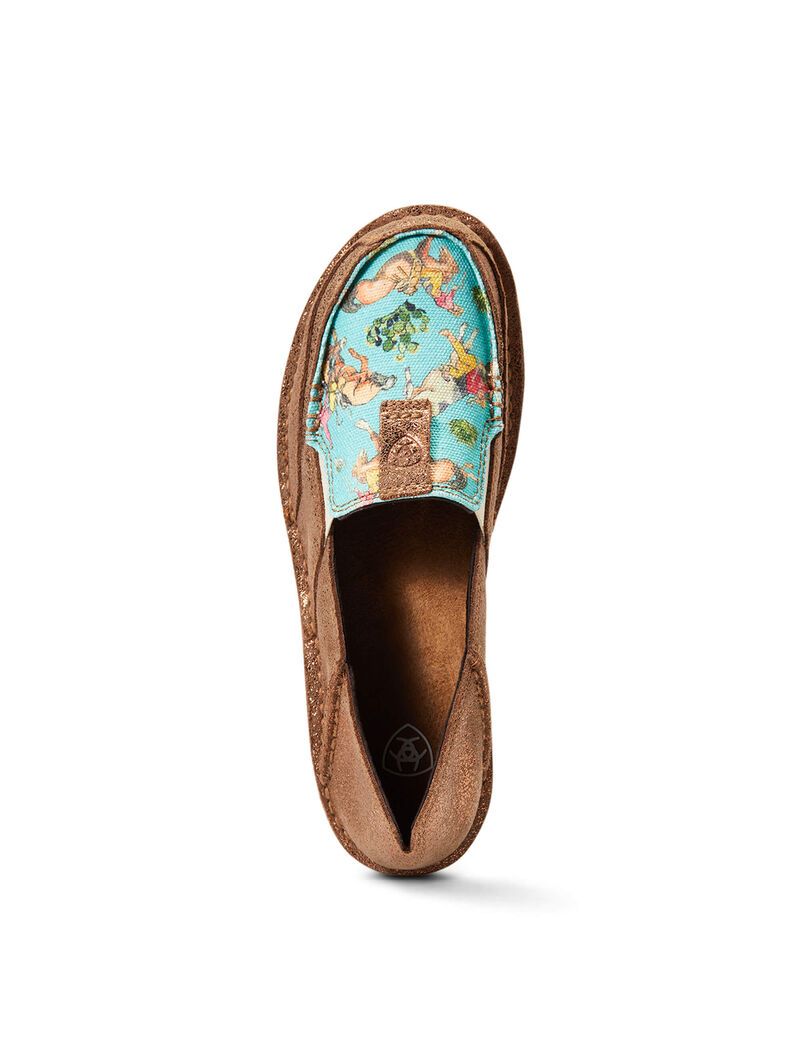 Baskets Ariat Cruiser Cuivre Metal Turquoise | WVA-7434682