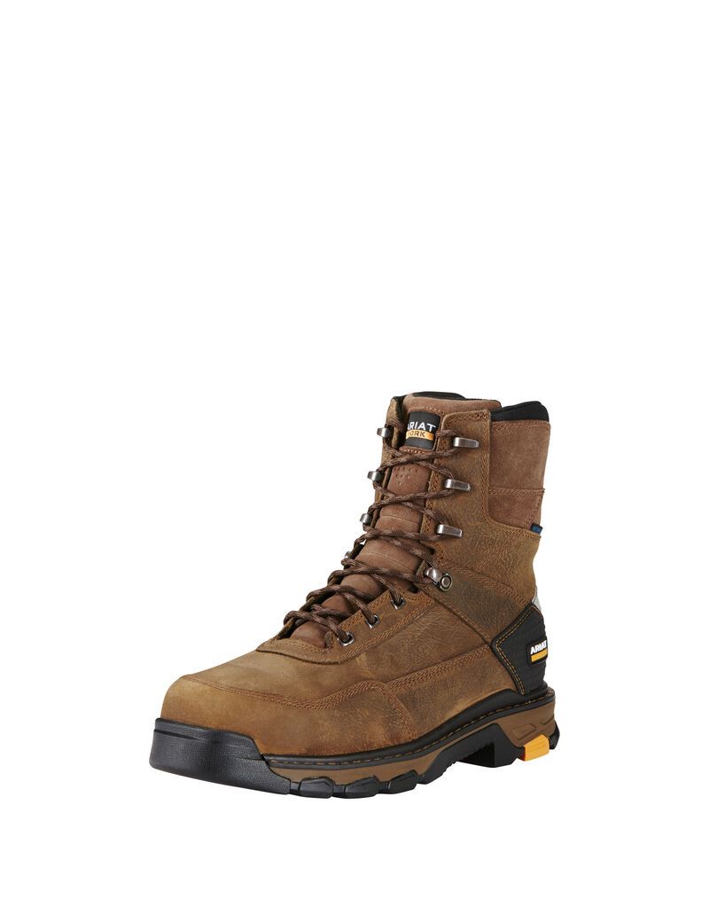 Bottes Imperméables Ariat Intrepid 8' Composite Embout Travail Marron | UVX-3193242