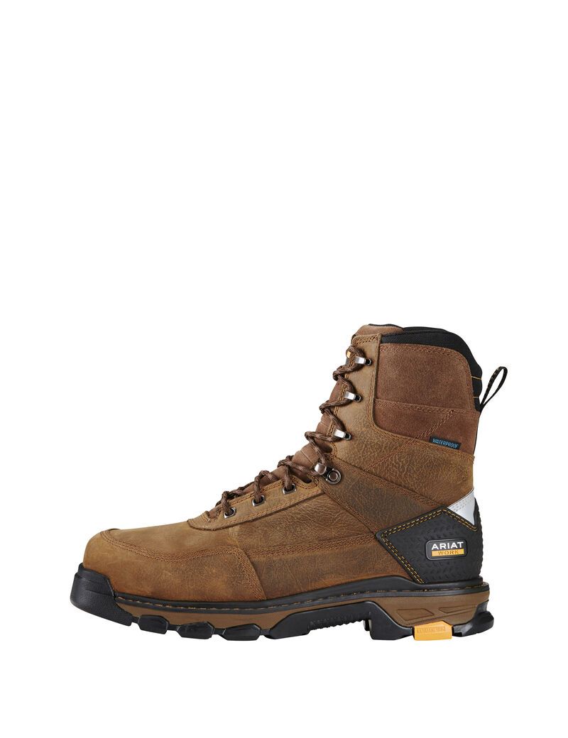 Bottes Imperméables Ariat Intrepid 8' Composite Embout Travail Marron | UVX-3193242