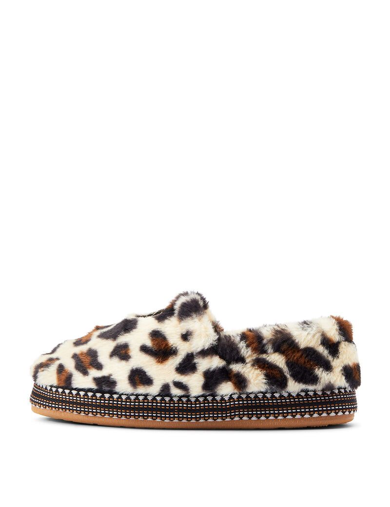 Chaussons Ariat Snuggle Blanche Leopard | YVC-9959285