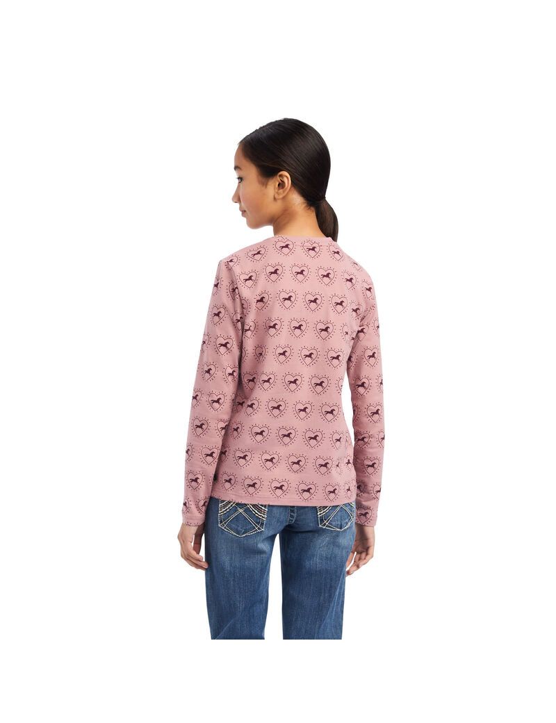 T Shirts Ariat So Love Rose | IIB-2889290