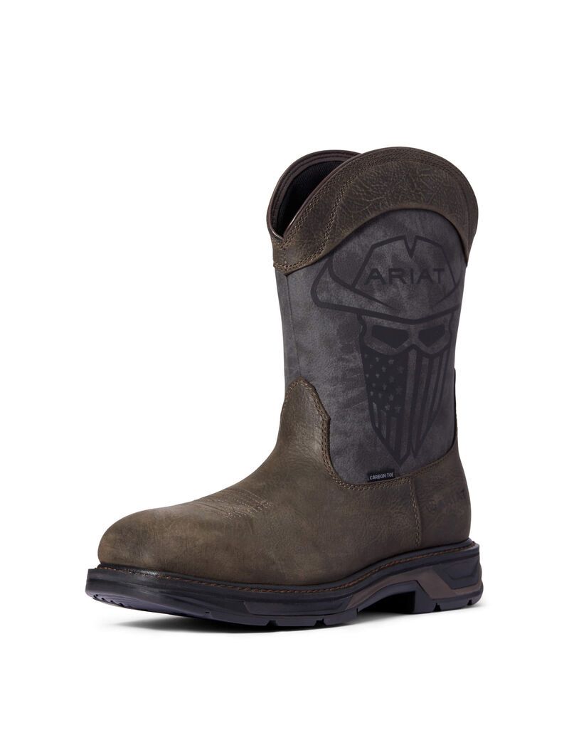 Bottes de Travail Ariat WorkHog XT Incognito Carbon Embout Cafe | MXB-7805721