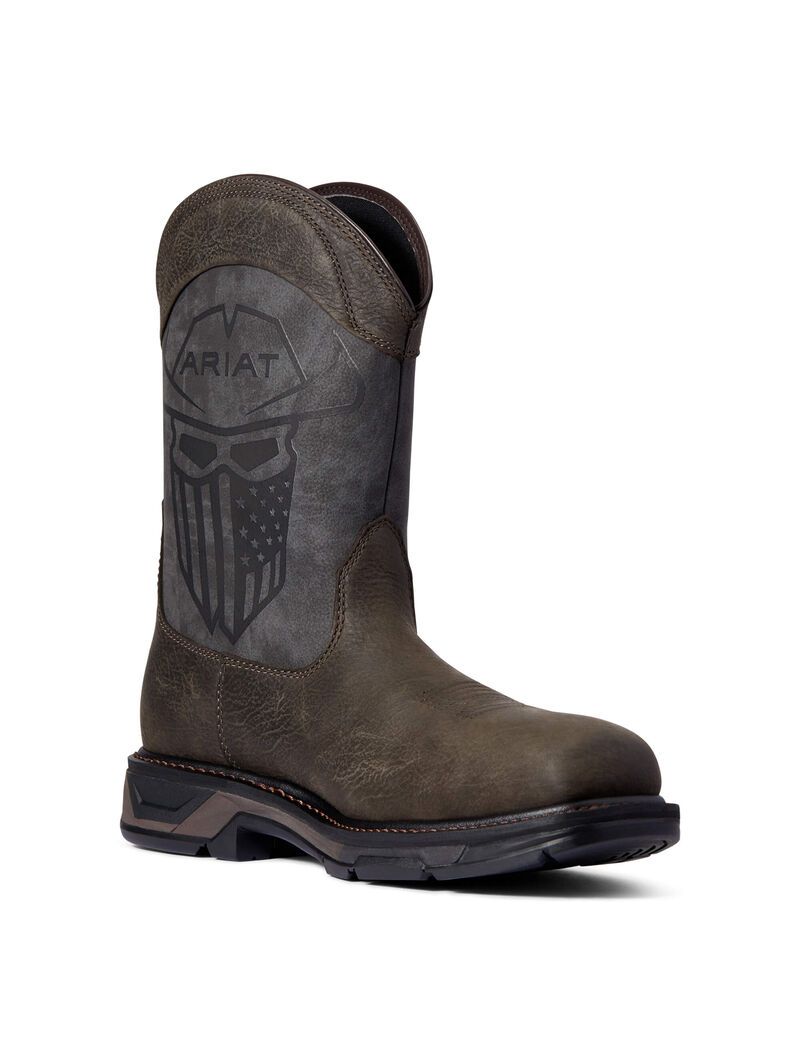 Bottes de Travail Ariat WorkHog XT Incognito Carbon Embout Cafe | MXB-7805721