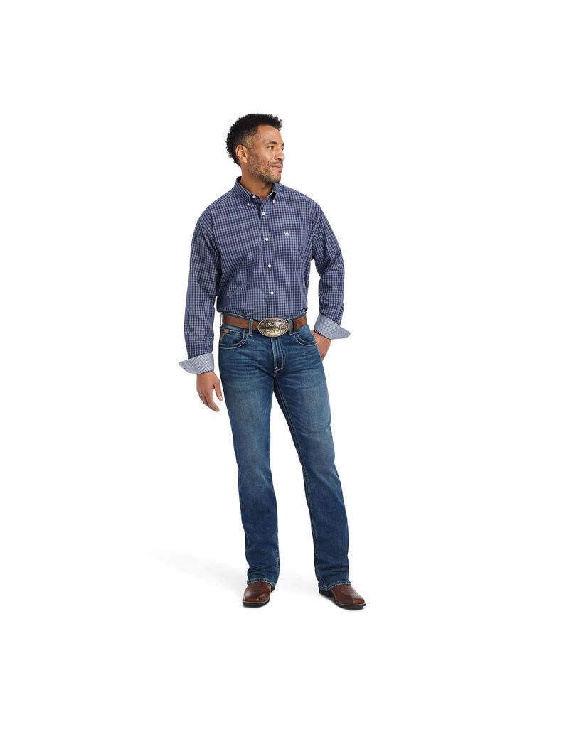 Chemises De Costume Ariat Wrinkle Free Immanuel Classiche Fit Multicolore | YCH-5674532