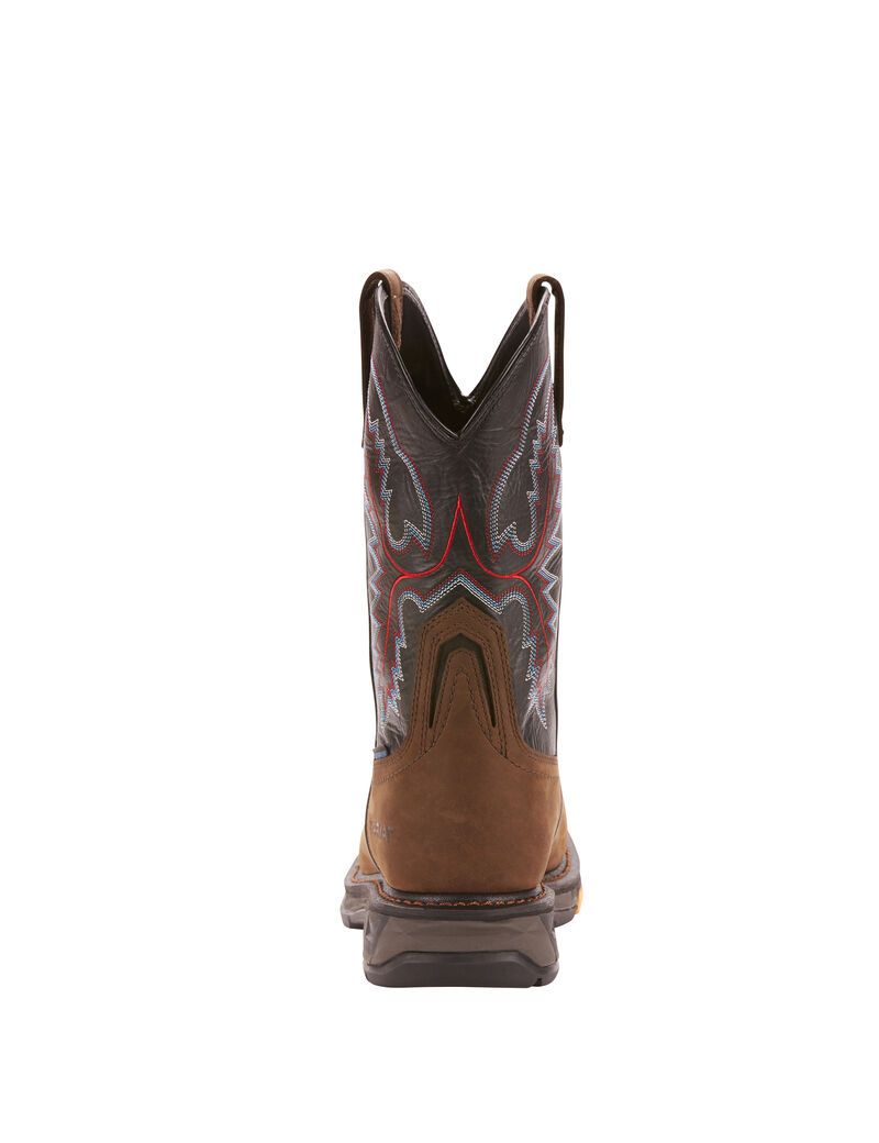 Bottes Imperméables Ariat WorkHog XT Carbon Embout Travail Marron | HTT-7075912