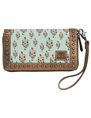 Portefeuilles Ariat Cruiser clutch Turquoise | AJG-8776607