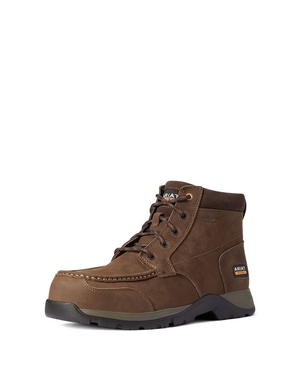 Bottes de Travail Ariat Edge LTE Chukka Static Dissipating Composite Embout Marron Foncé | IME-1611134