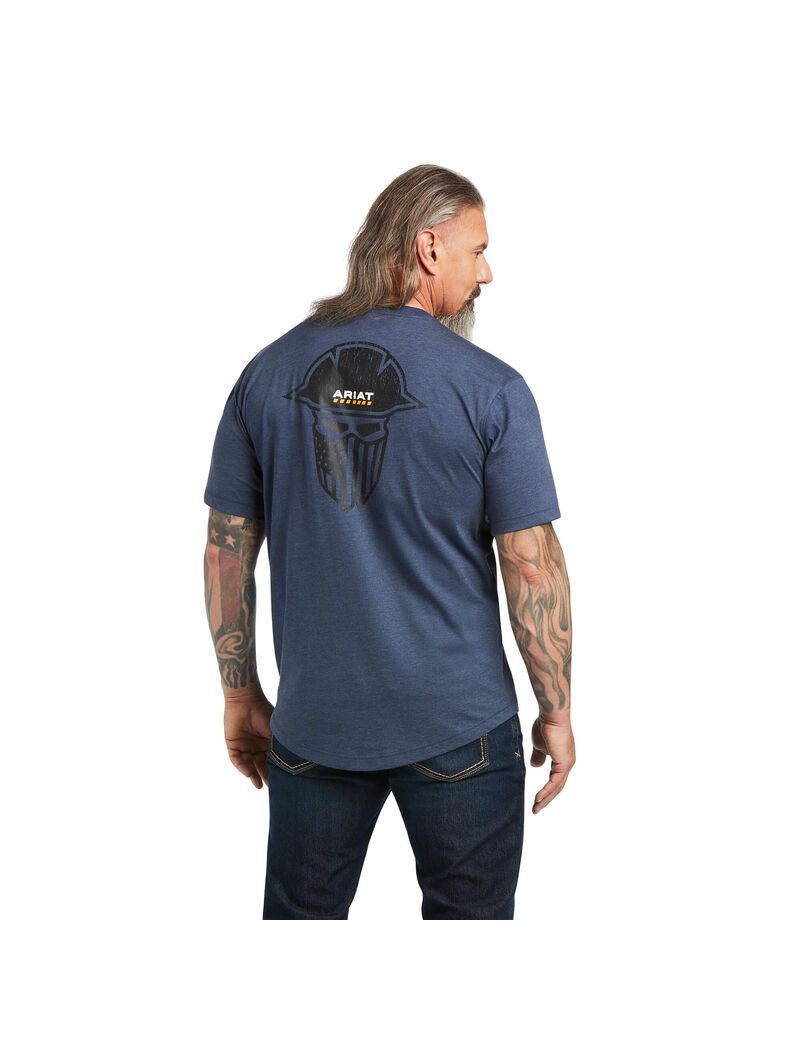 Vêtements De Travail Ariat Rebar Workman Full Cover T Shirts Multicolore | NVA-5959637