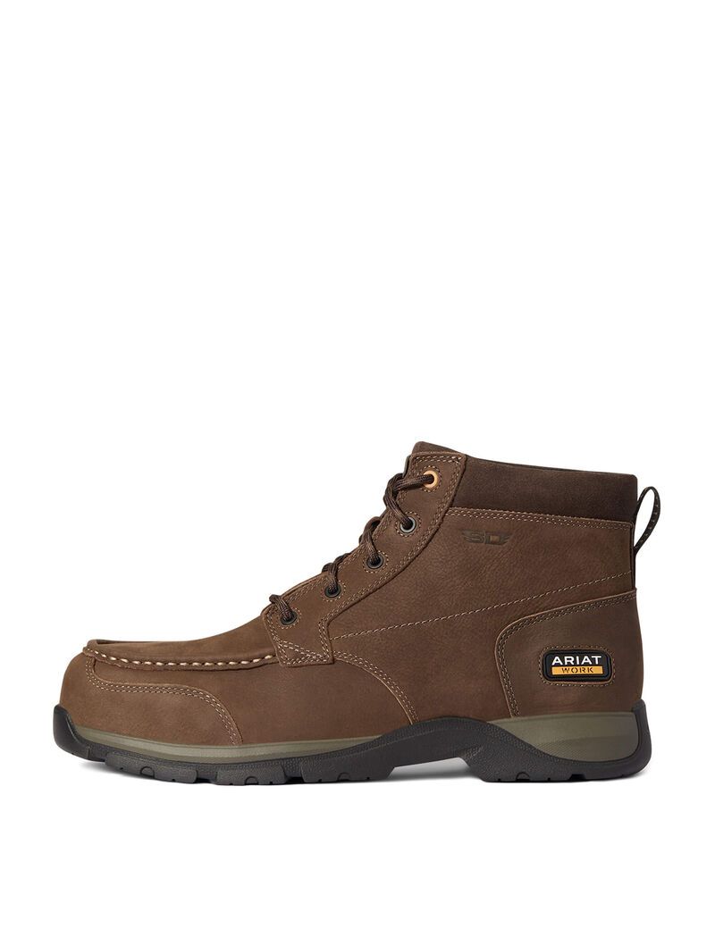 Bottes de Travail Ariat Edge LTE Chukka Static Dissipating Composite Embout Marron Foncé | IME-1611134