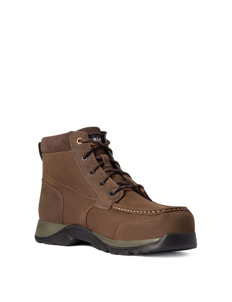 Bottes de Travail Ariat Edge LTE Chukka Static Dissipating Composite Embout Marron Foncé | IME-1611134