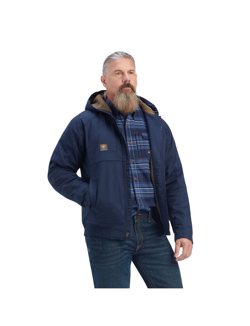 Vestes Ariat Rebar DuraCanvas Bleu Marine | AEC-5889336