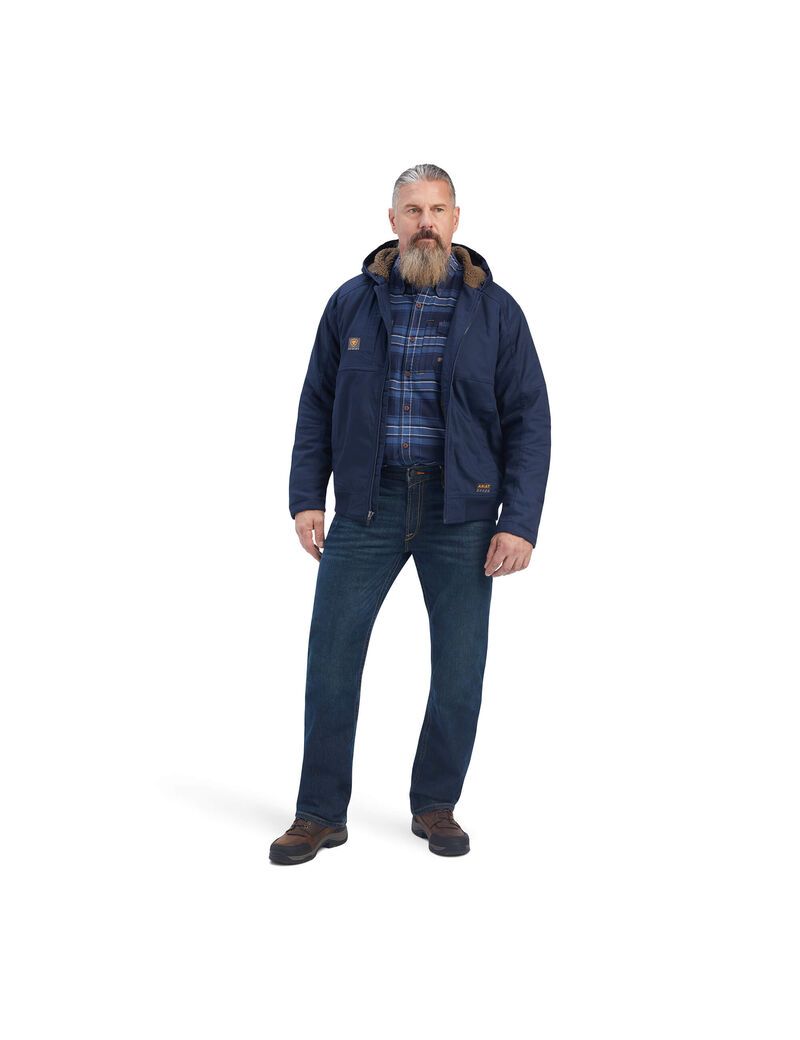 Vestes Ariat Rebar DuraCanvas Bleu Marine | AEC-5889336