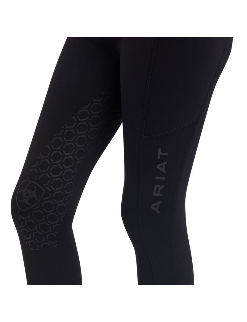 Collant Ariat Venture Thermal Half Grip Noir | IGR-4393859