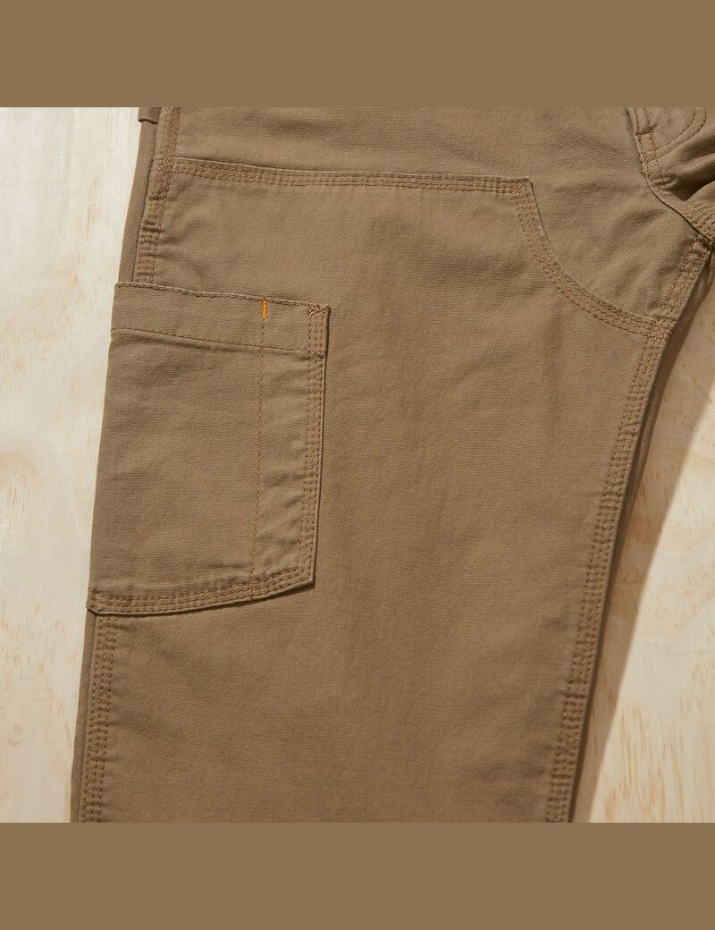 Pantalon Ariat Rebar M4 Low Rise DuraStretch Made Tough Double Front Stackable Droit Leg Kaki | FCL-1314389