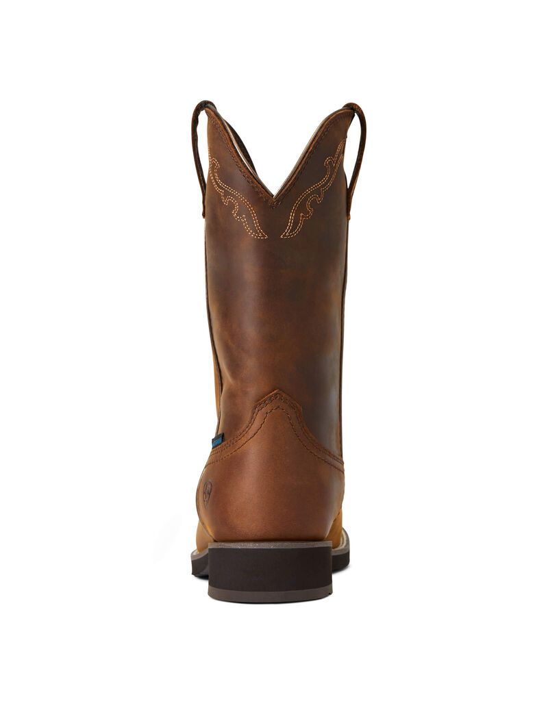 Bottes Western Ariat Delilah Round Embout Imperméables Marron | NAJ-1786896