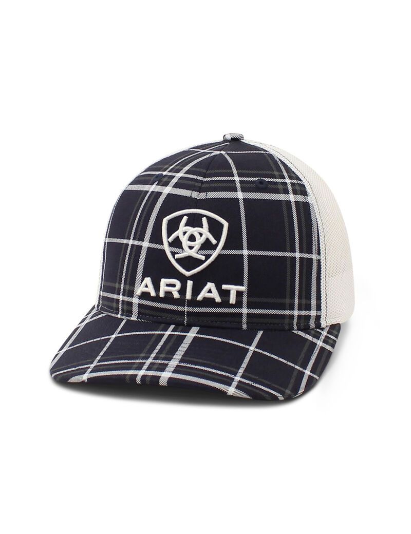 Casquettes Ariat Stacked Logo Noir | QWN-7339116