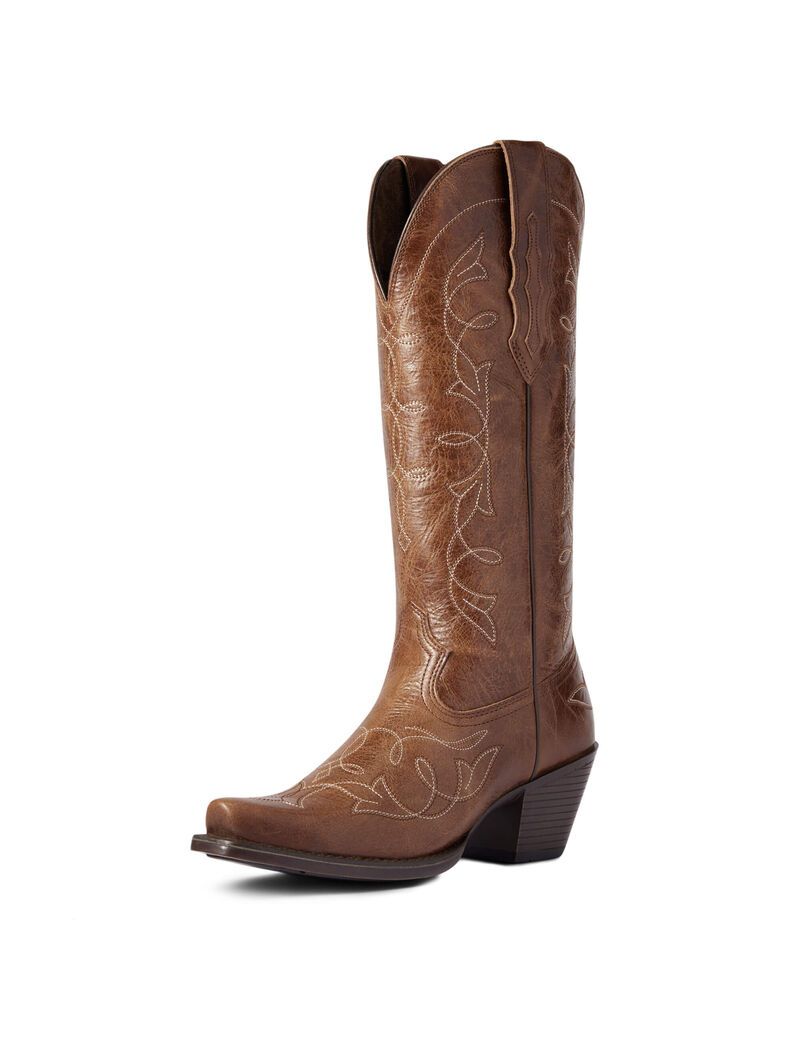 Bottes Western Ariat Heritage D Embout Stretchfit Marron Foncé | OKH-0036675