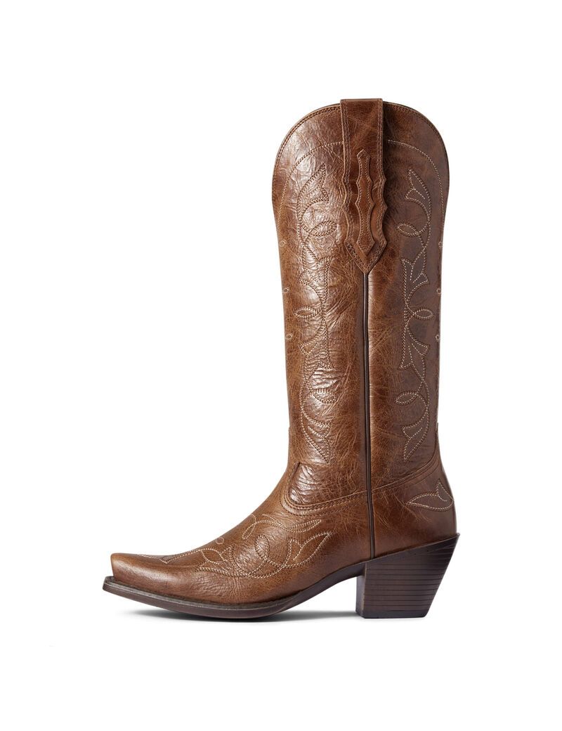 Bottes Western Ariat Heritage D Embout Stretchfit Marron Foncé | OKH-0036675