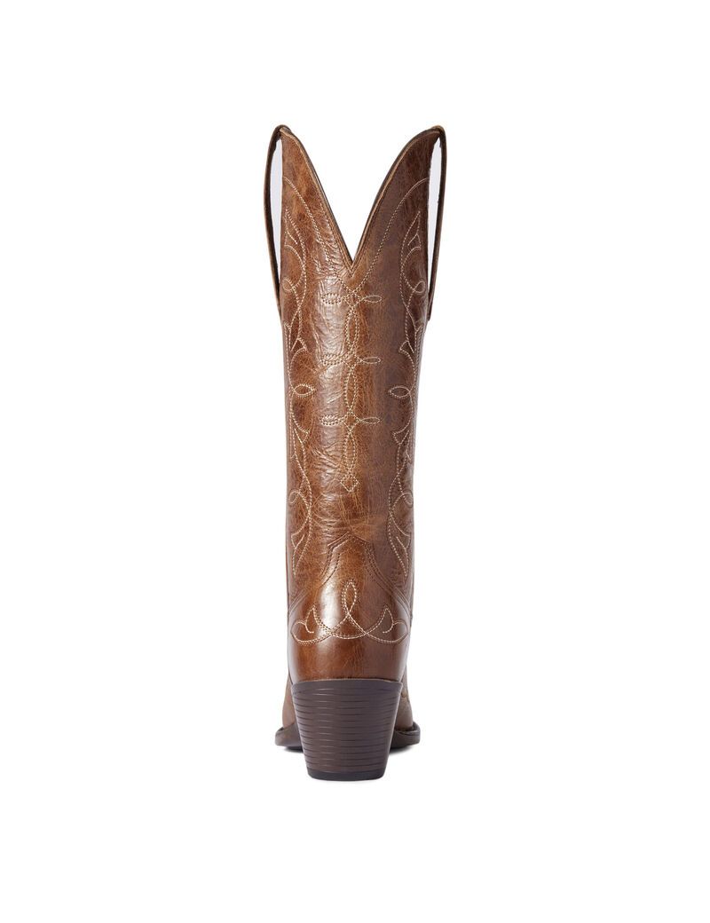 Bottes Western Ariat Heritage D Embout Stretchfit Marron Foncé | OKH-0036675