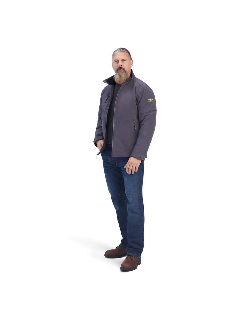 Vêtements De Travail Ariat Rebar Dri-Tek DuraStretch Insulated Jackets Grise | HZP-3818736