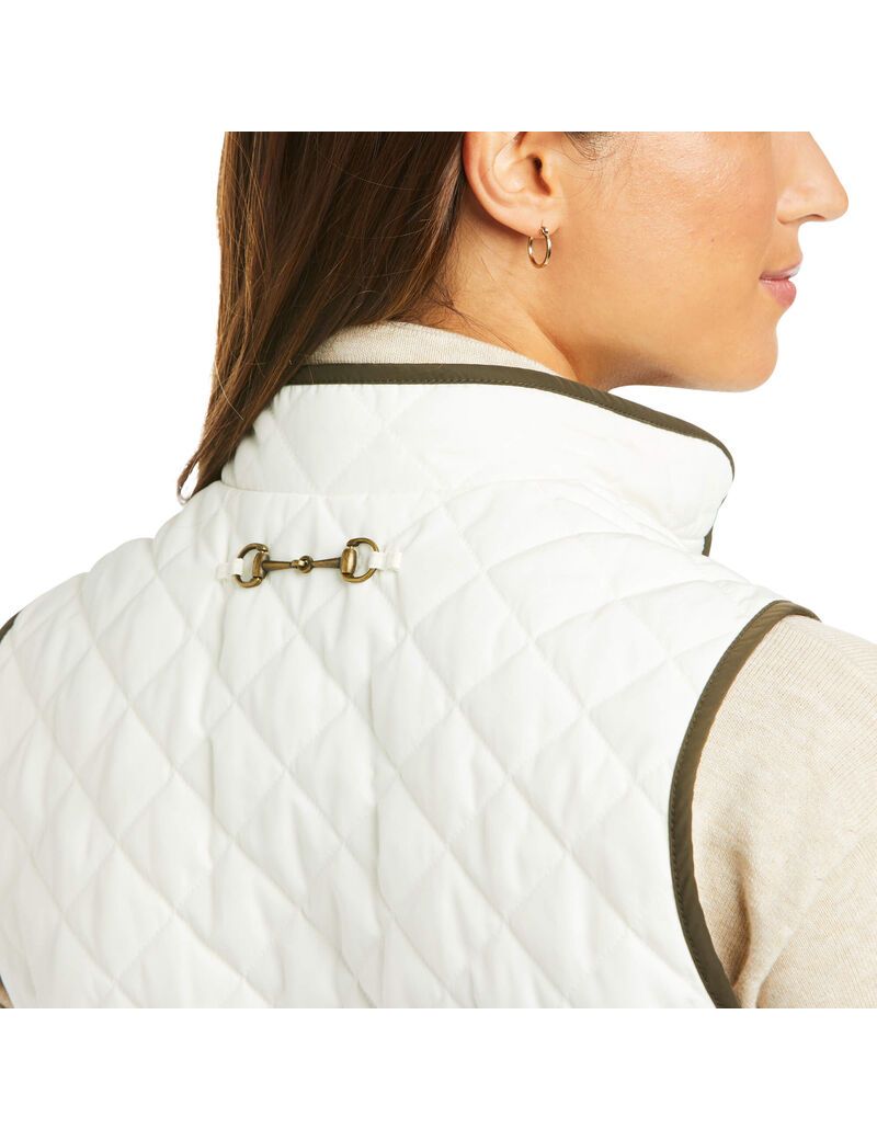 Gilet Ariat Woodside Jaune Clair | ESS-9961735