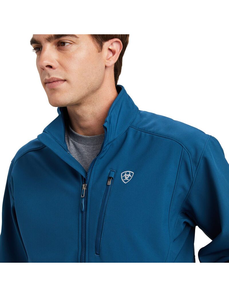 Vestes Ariat Logo 2.0 Softshell Bleu | VWI-0489724