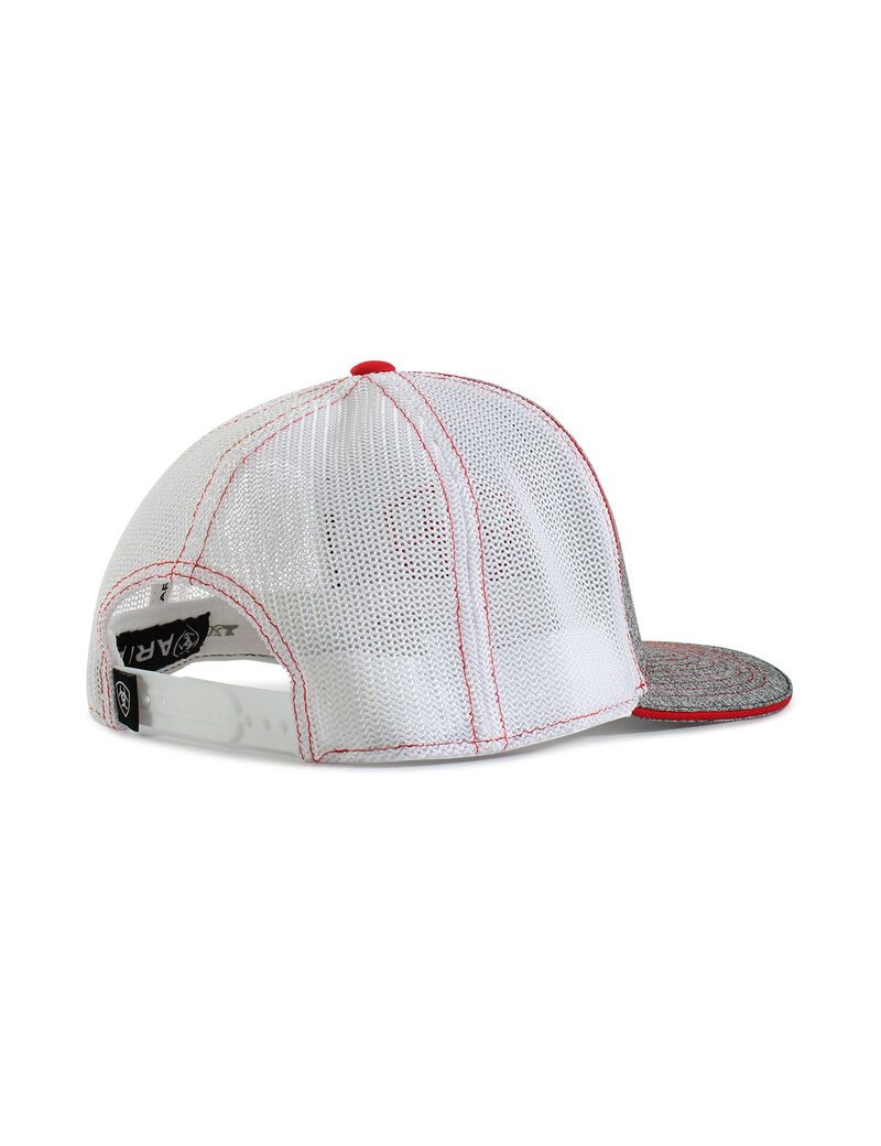 Casquettes Ariat Offset shield logo Rouge | KTX-1731226