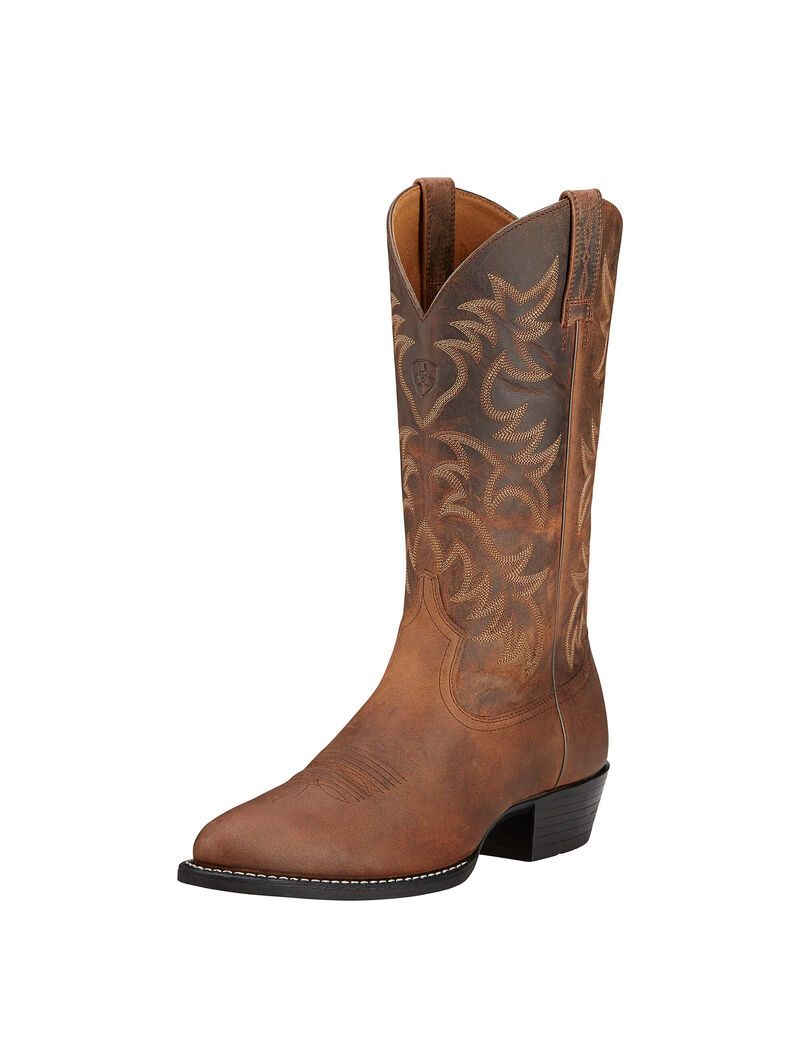 Bottes Western Ariat Heritage R Embout Marron | DJH-1547933